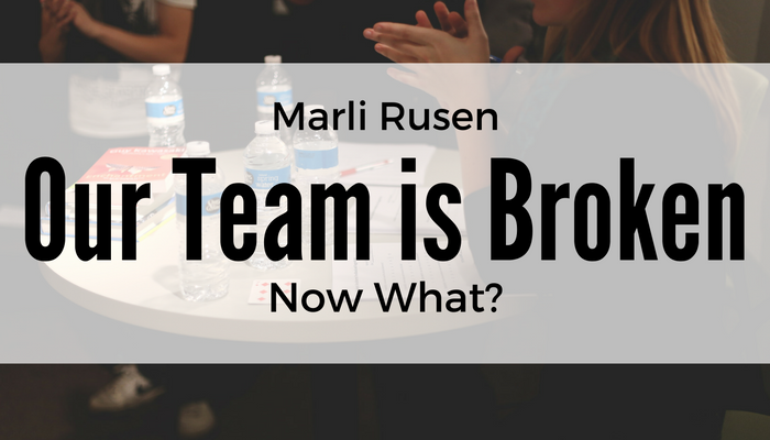 Our Team is Broken: Now What?