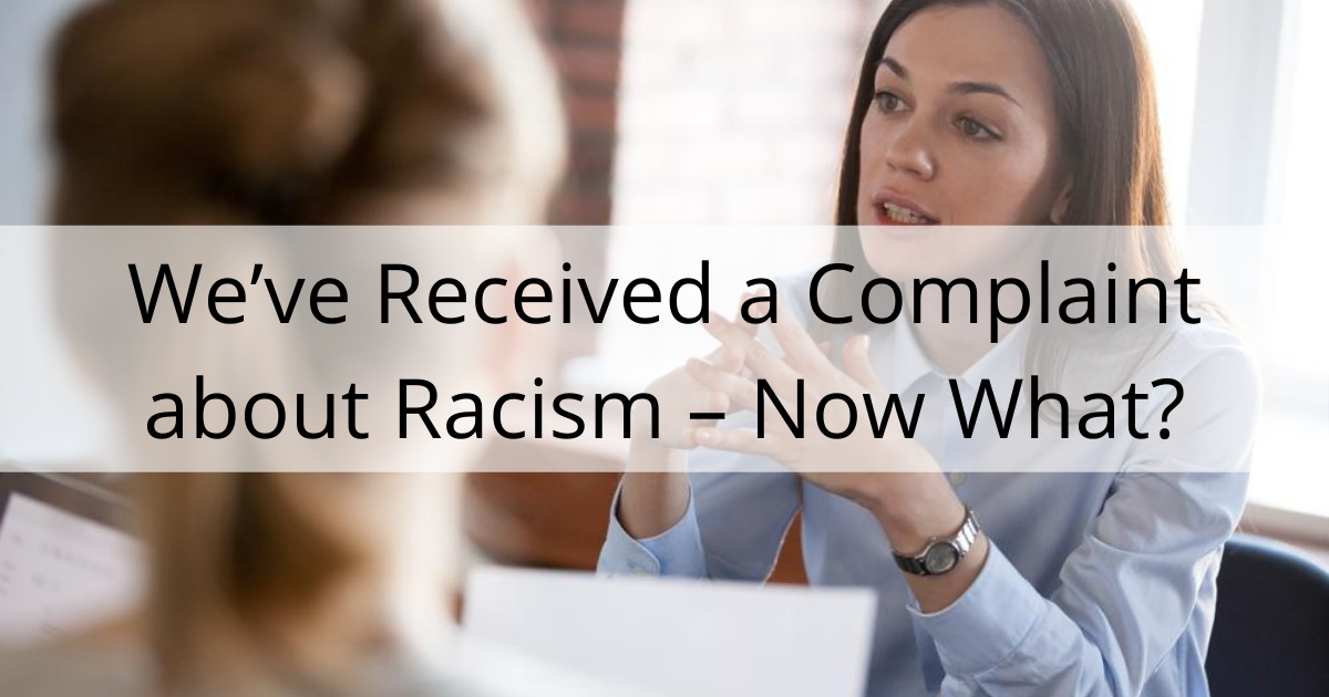 Complaint about Racism